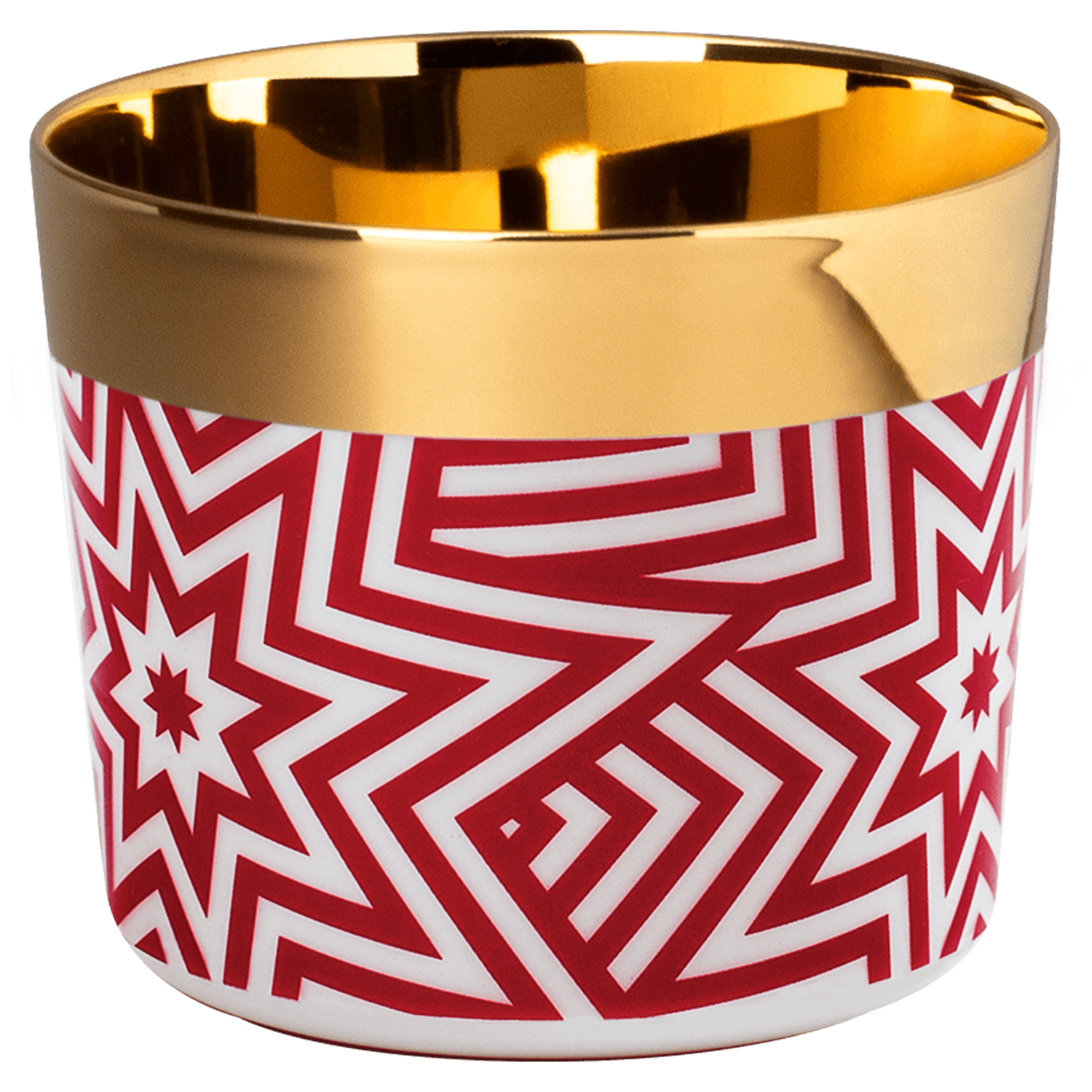 Champagne goblet STARS RED