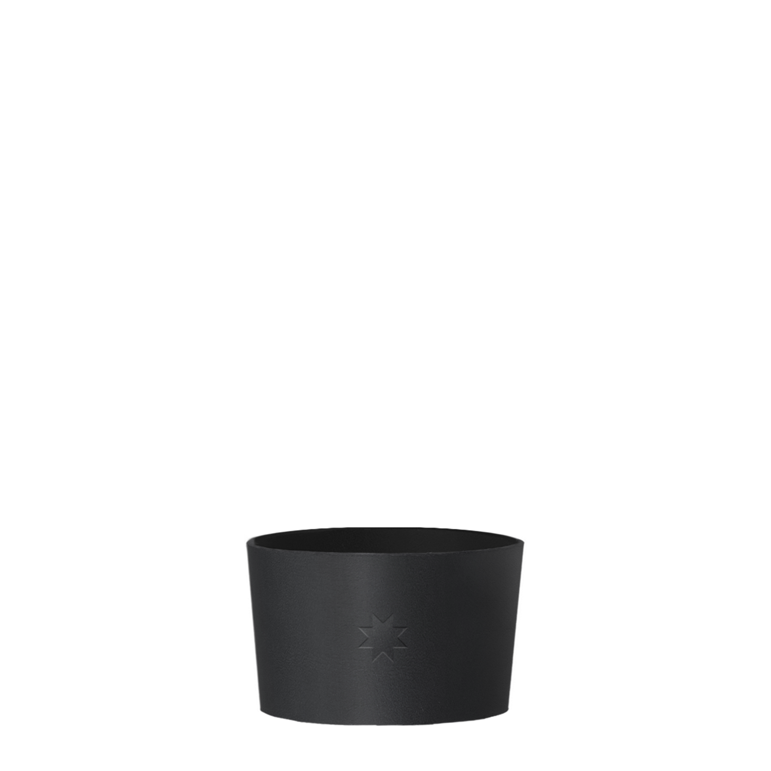 Leather sleeve, black