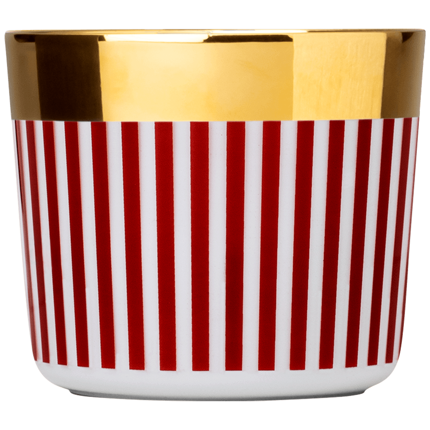 Champagne goblet VERTICAL STRIPES RED