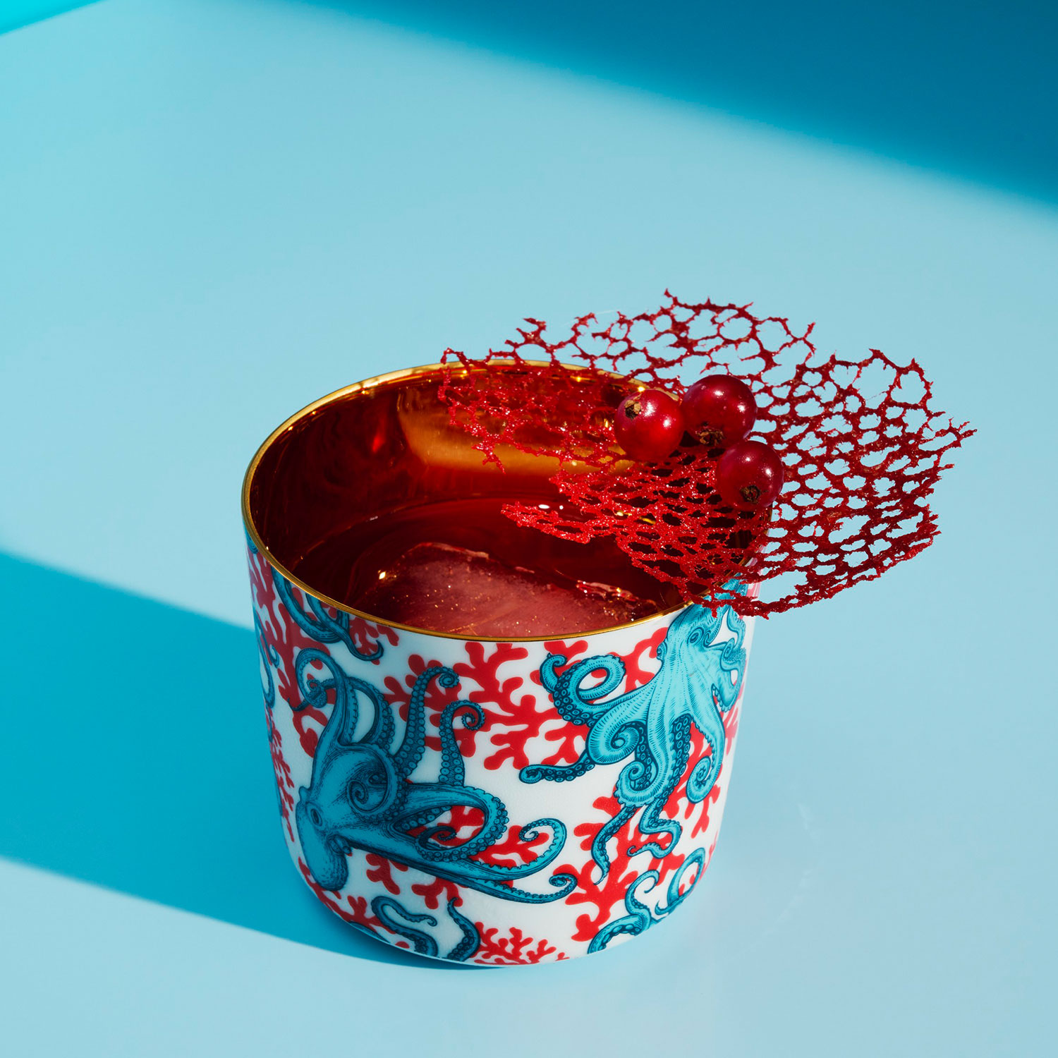 CHAMPAGNE GOBLET THE OCTOPUSES
