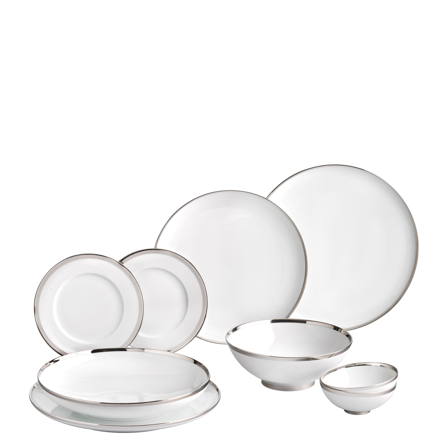 Geschirr-Set Dinner 9-tlg. – TREASURE PLATINUM coup Geschirr-Set Dinner 9-tlg. – TREASURE PLATINUM coup