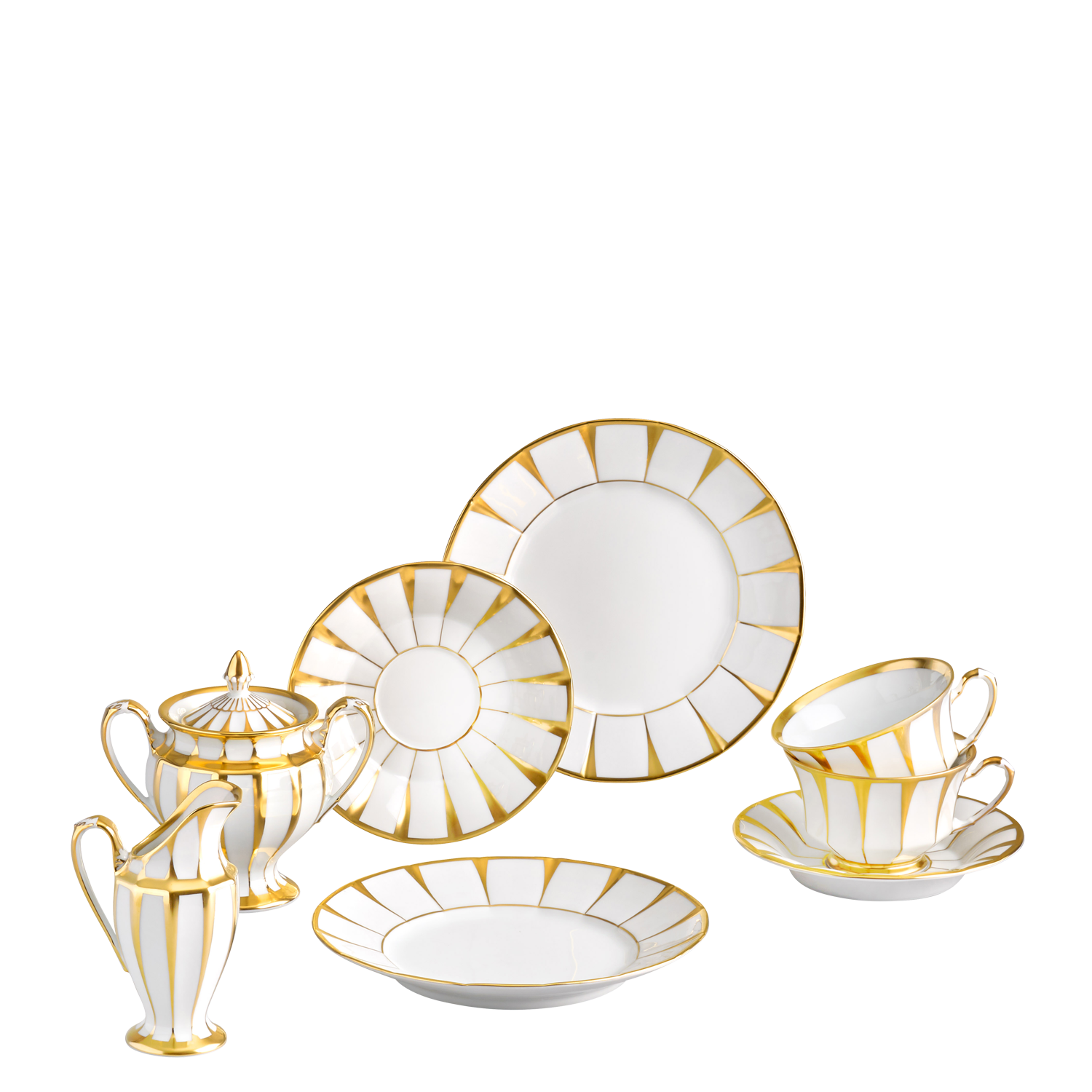 Coffee tableware set 8 pieces - ATHENA