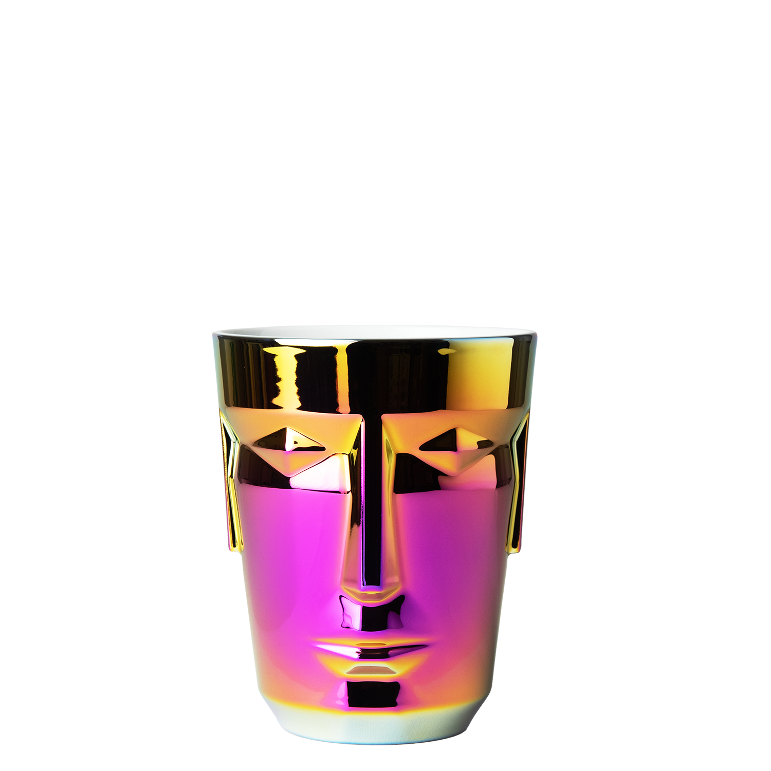 Gin und Cocktailbecher, RAINBOW PINK-YELLOW