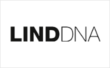 Schwarzes Rechteck mit weißem Inneren zeigt den Text "LIND DNA". Fürstenberg Porzellan.