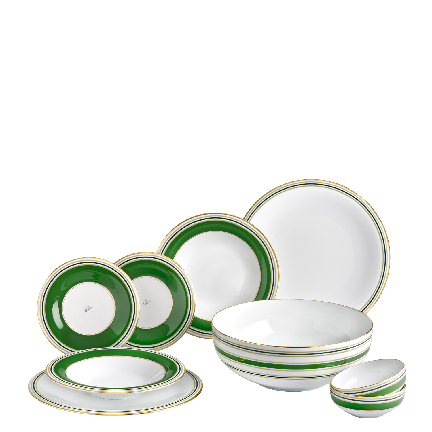 Geschirr-Set Dinner 9-tlg. – HERITAGE GREEN
