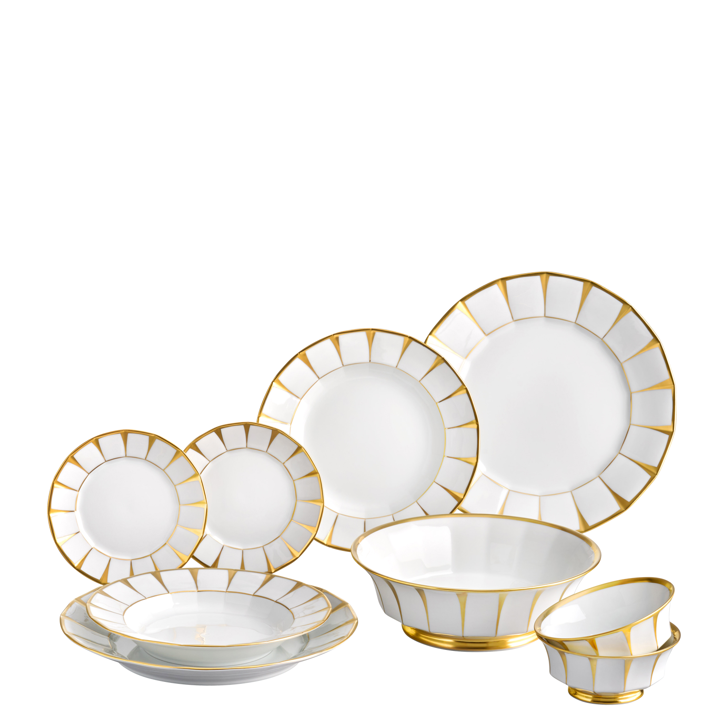 Dinner tableware set 9 pieces - ATHENA