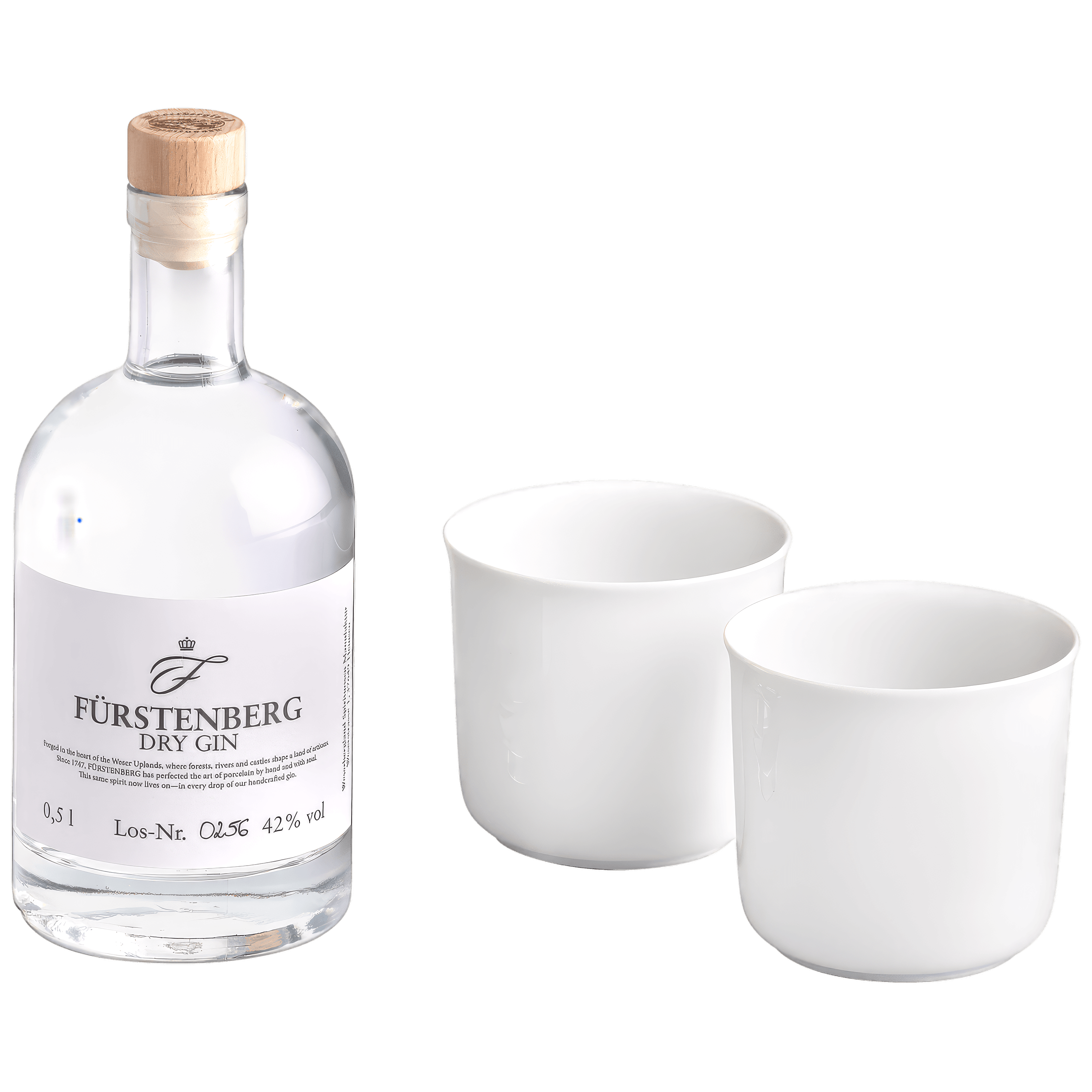 Gourmet-Set | Fürstenberg Dry Gin mit Bechern (3tlg.)