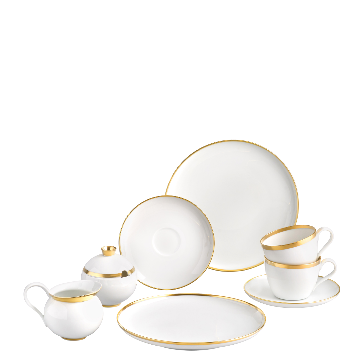 Geschirr-Set Kaffee 8-tlg. – TREASURE GOLD coup