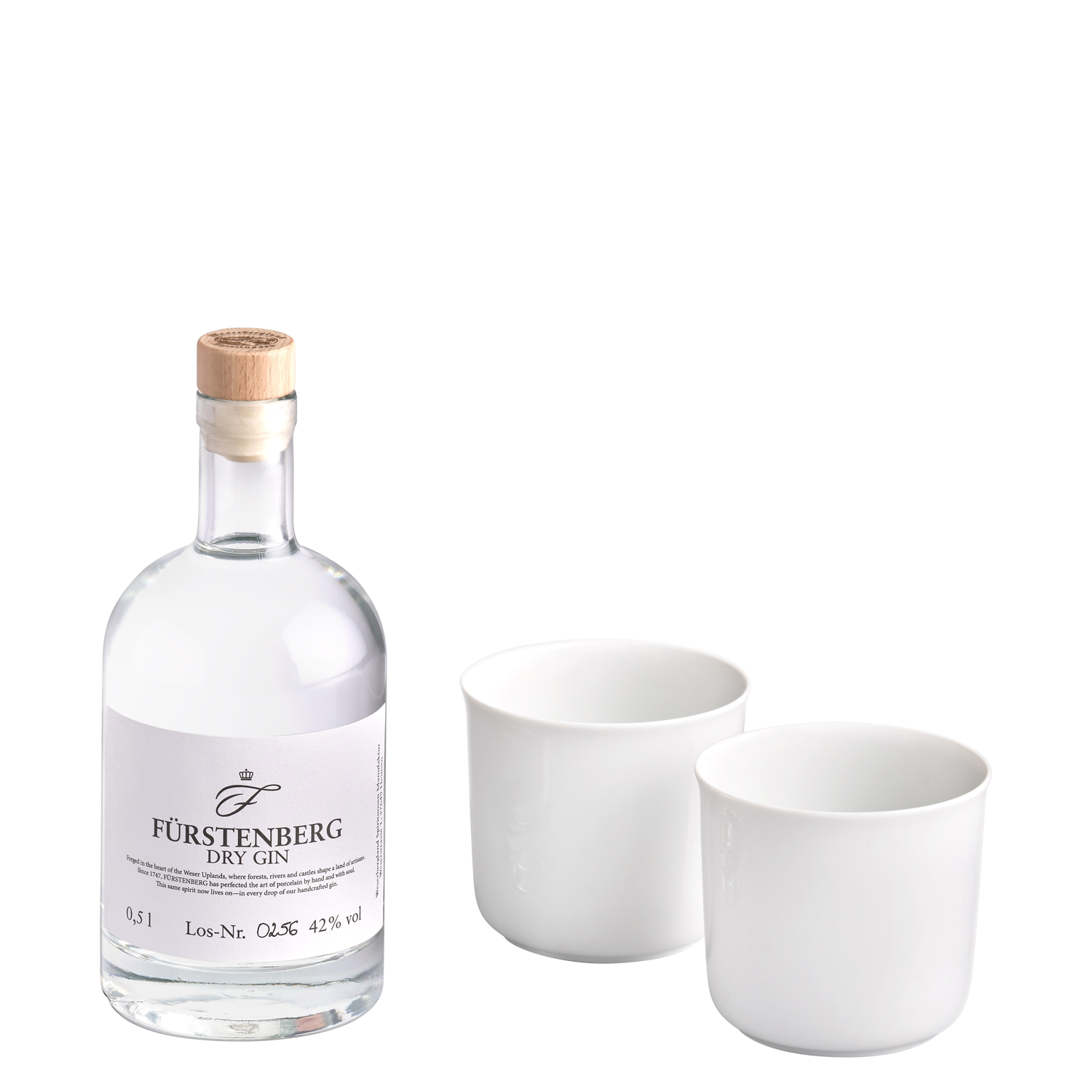 Gourmet-Set | Fürstenberg Dry Gin mit Bechern (3tlg.)