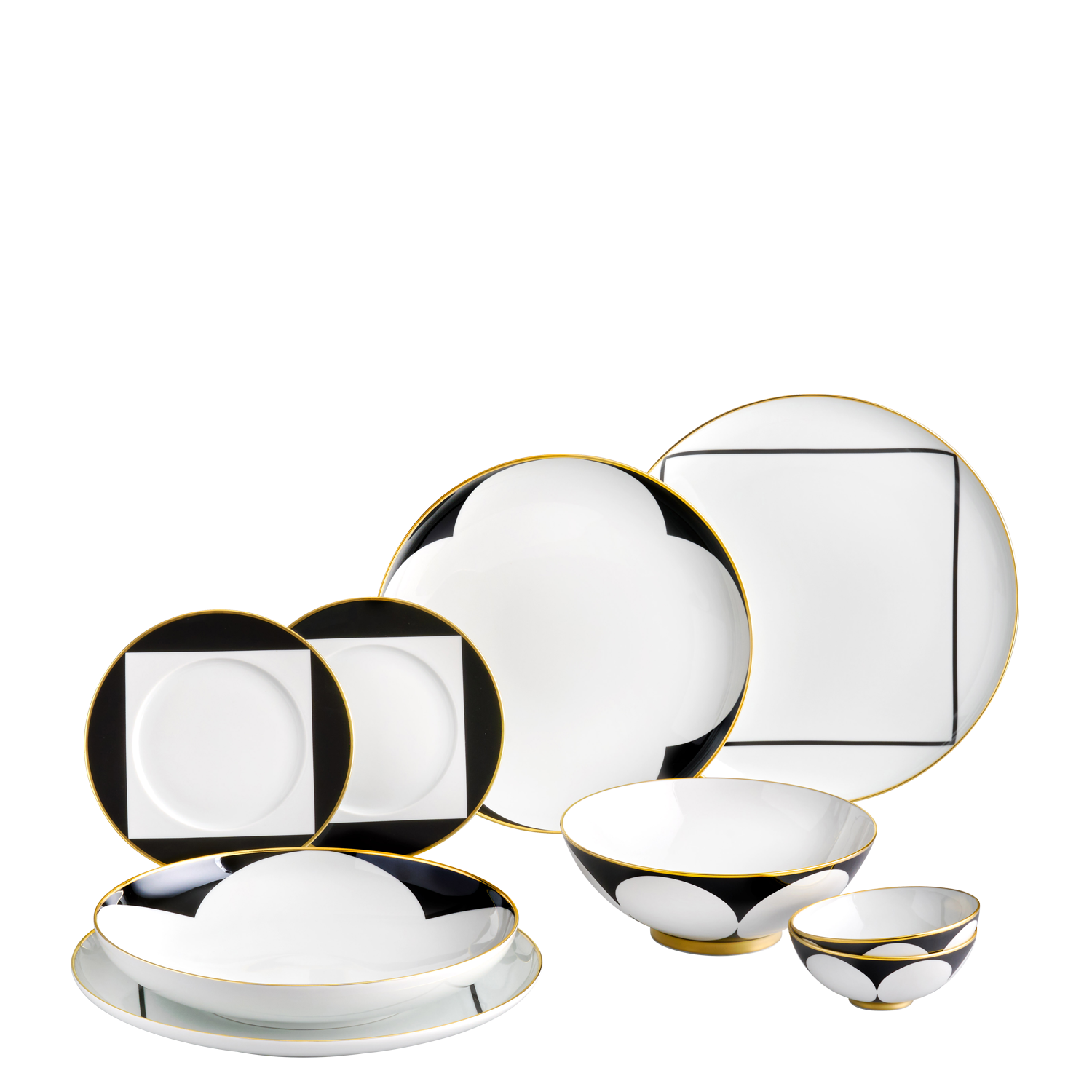 Geschirr-Set Dinner 9-tlg. – CA D´ORO coup