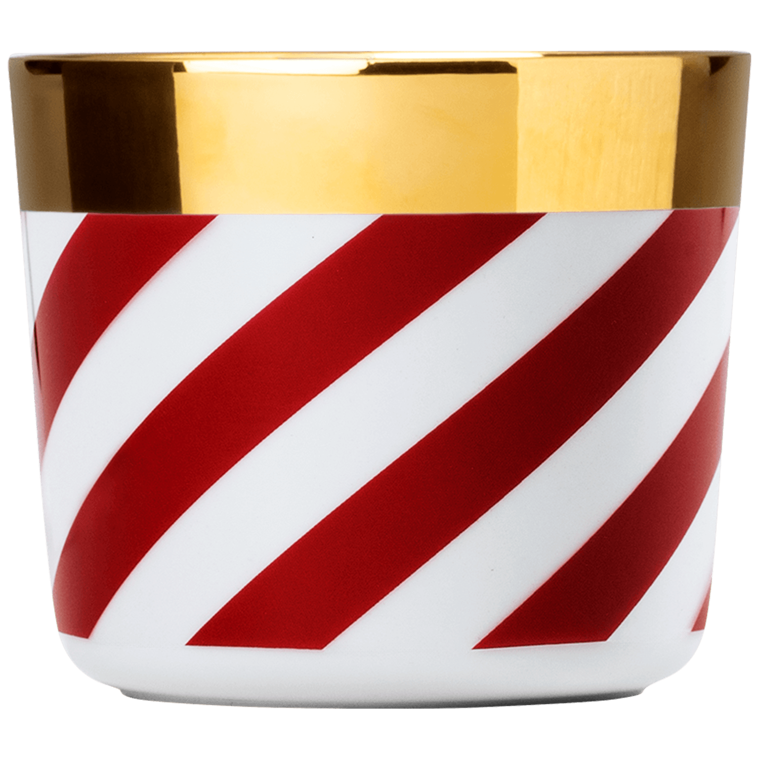 Champagne goblet CANDY CANE RED
