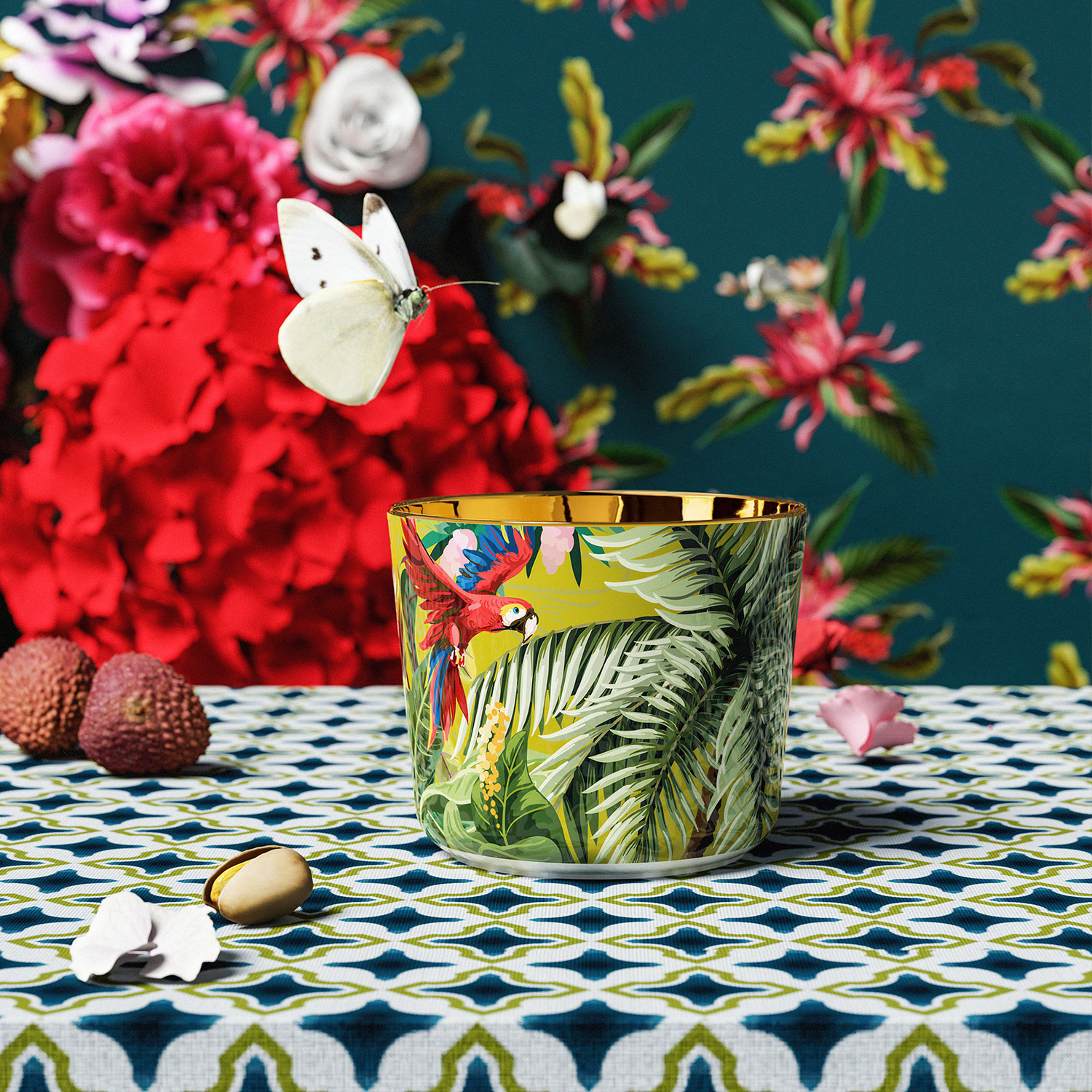 CHAMPAGNE GOBLET JUNGLE