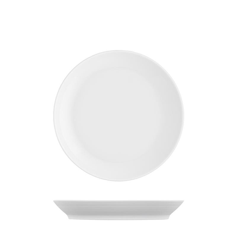 Breakfast plate white 