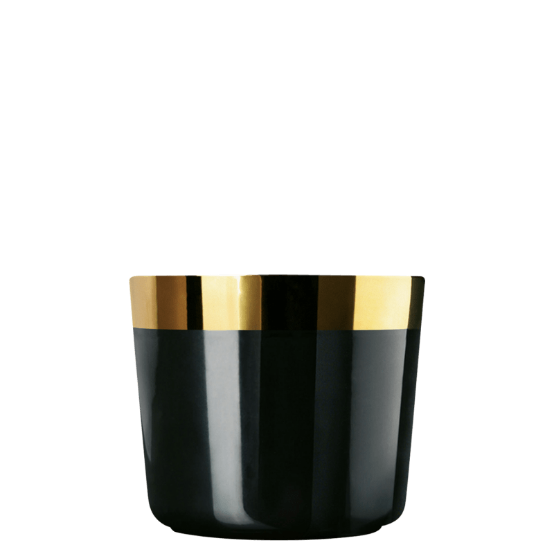 Champagne goblet black, smooth