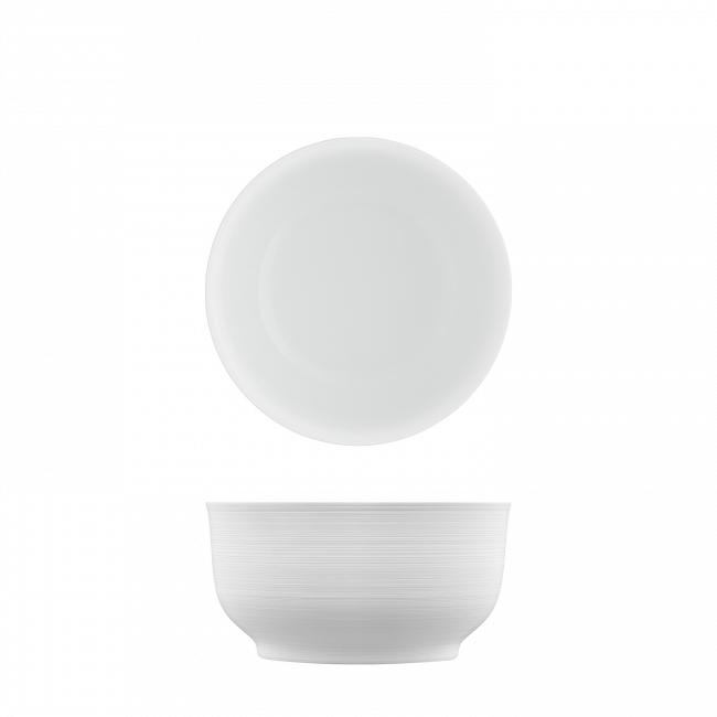 Bowl white, double-walled 