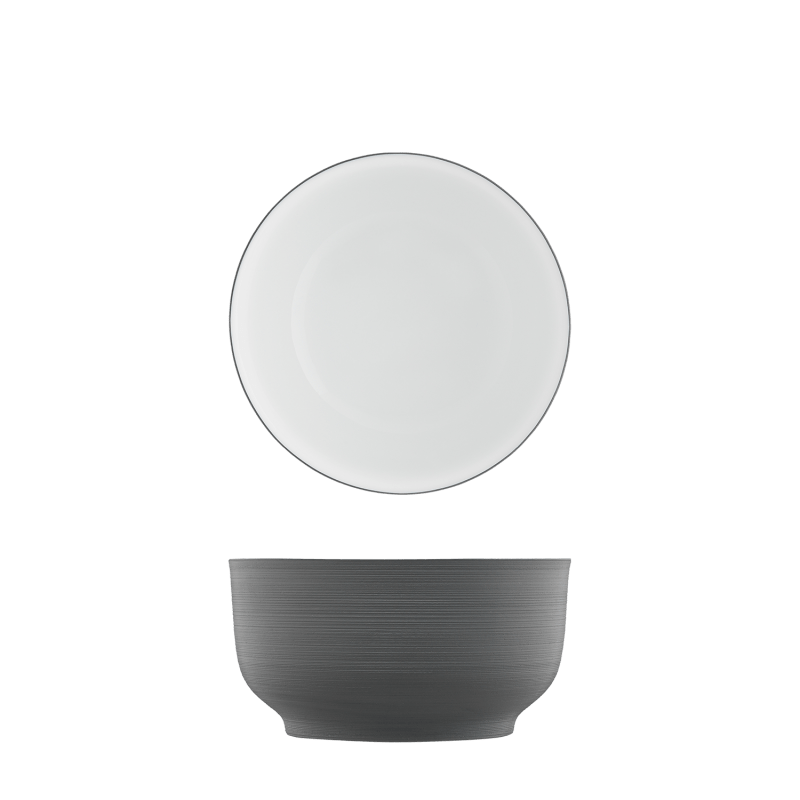 Bowl anthracite, double-walled 