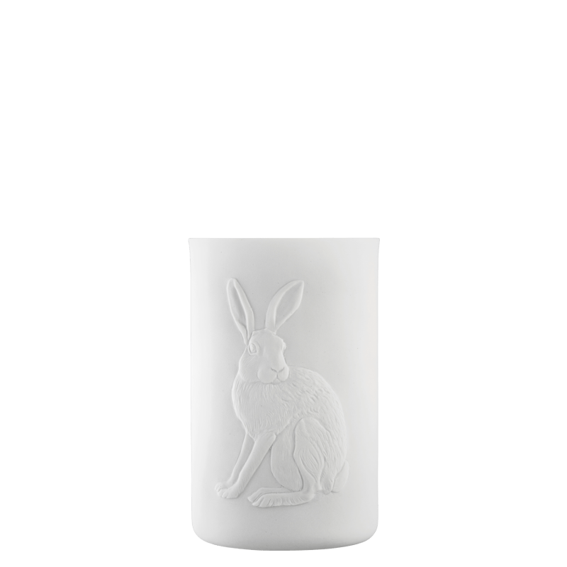 Becher (Relief Hase), doppelwandig 