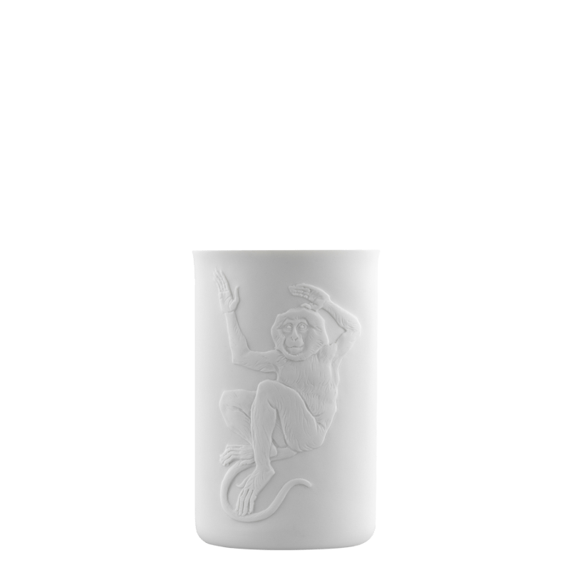 Mug (relief monkey), double-walled 