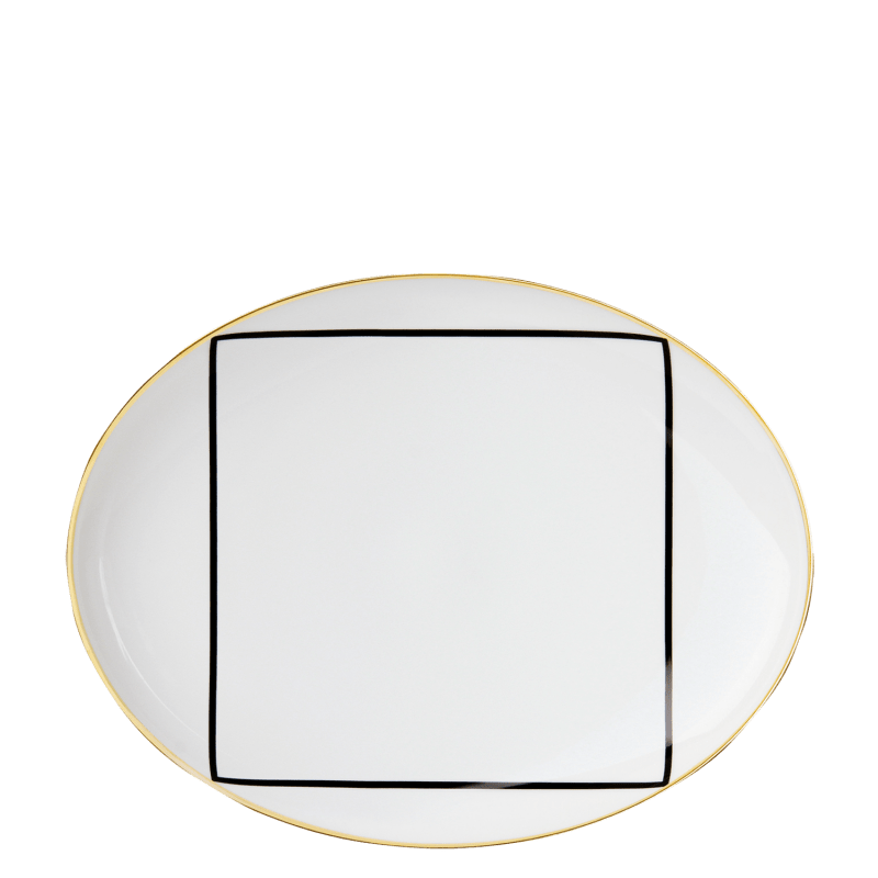 Plate oval 