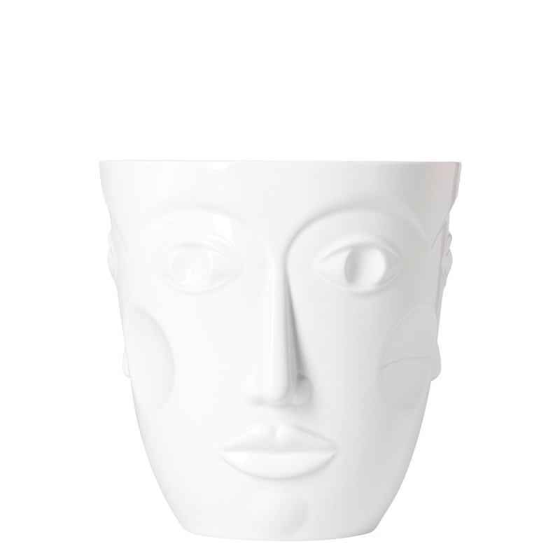 Champagne cooler FACES, white 