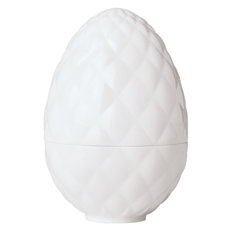 Eierbecher White, Cushion, Kissenrelief 