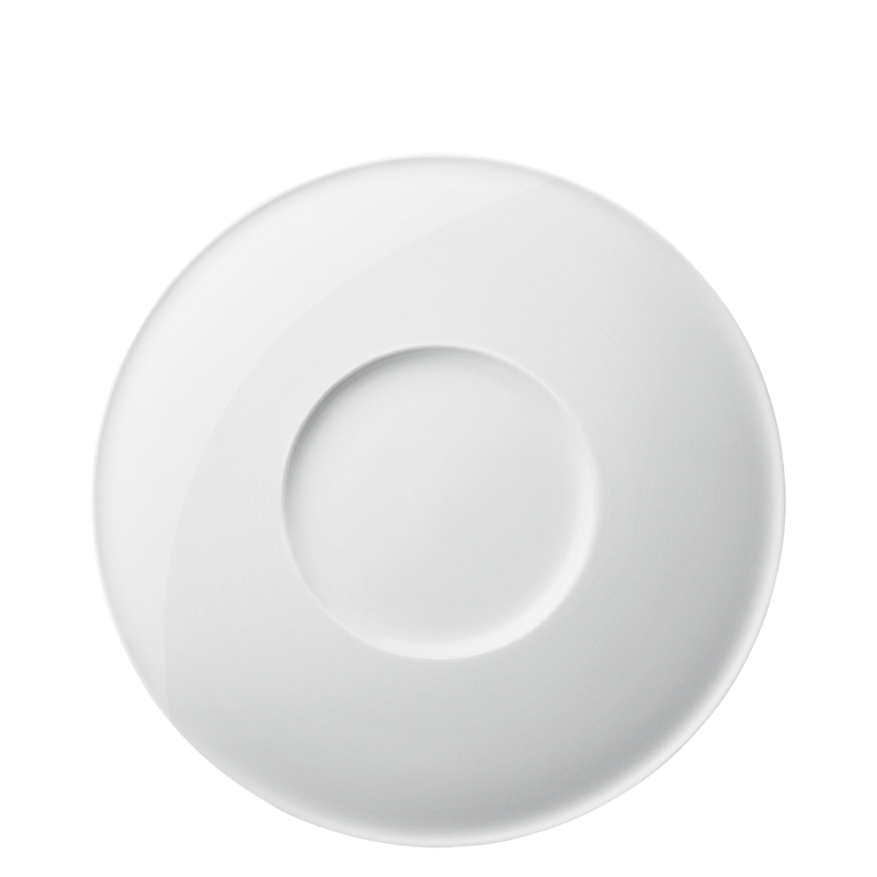 Plate flat with deep center part 