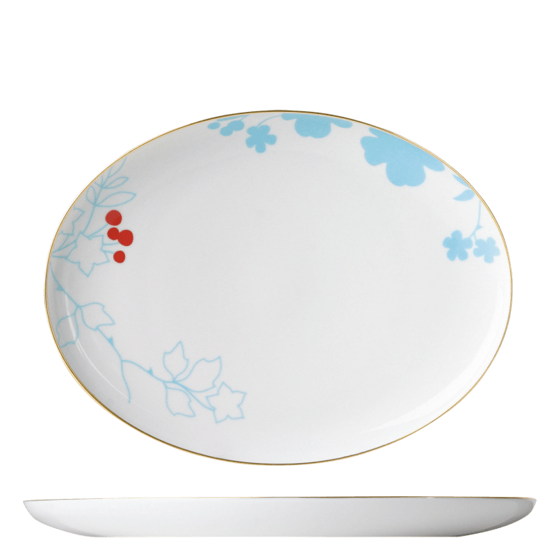 Plate oval 