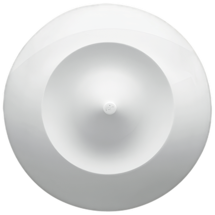 Weiße, runde Porzellanschale mit spitzem Deckel auf dunklem Hintergrund, Fürstenberg Porzellan.